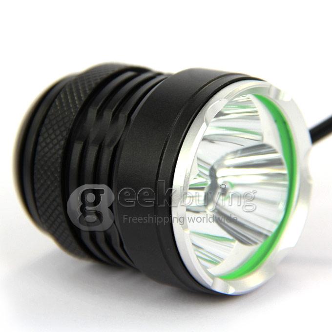 Dark Knight K3B 3 x Cree XM-L T6 3600LM 3 Modes LED Bicycle Cycling Lamp - Black