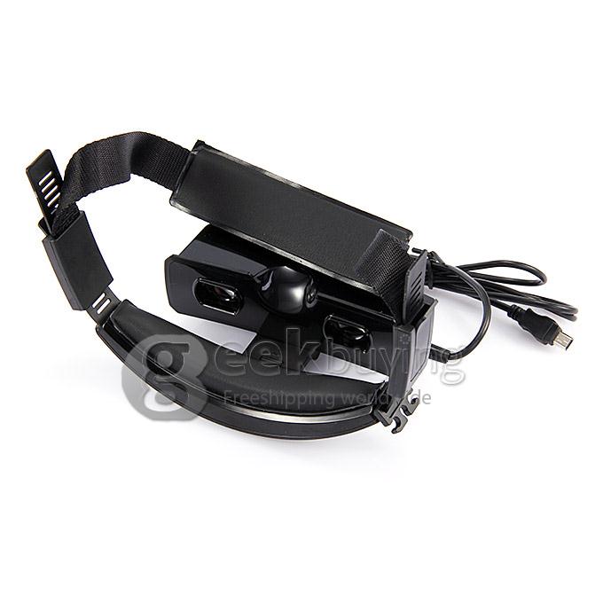 EU Plug Professional FPV Vision 600 16:9 Aerial Photography 3D / 2D Video Glasses NTSC/PAL/SECAM