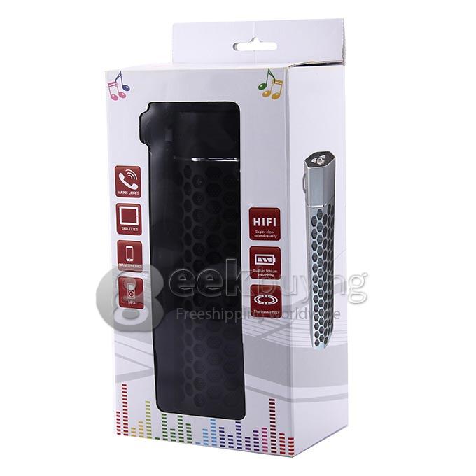 New Cup Model X6 Mini Wirelss Bluetooth Speaker Hands Free with TF Card Slot Mic Blutooth for Android iOS iPhone 6 Plus Black
