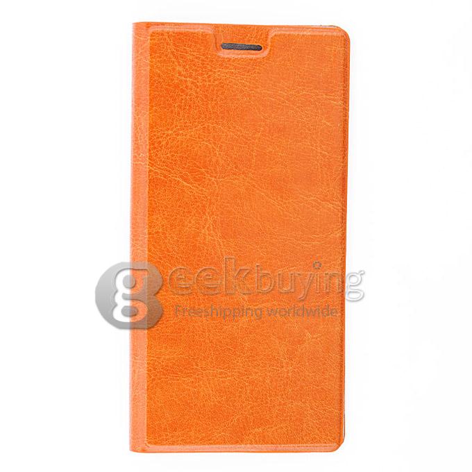 Flip PU Leather Cover Case for iocean X7S-T/X7 HD - Orange