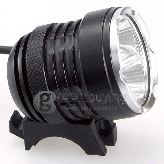 Dark Knight K3B 3 x Cree XM-L T6 3600LM 3 Modes LED Bicycle Cycling Lamp - Black