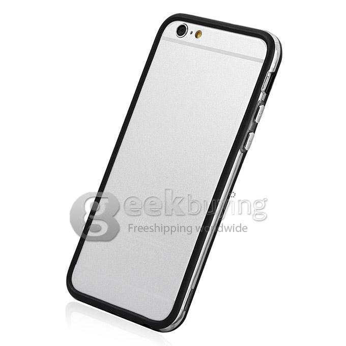 Protective Premium Bumper Frame Skin Case Cover with Plastic Side Buttons For 5.5
