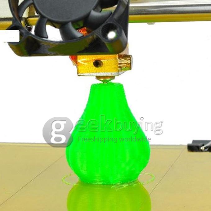 US Plug Open Heacent 3DP04 RepRap Prusa Mendel DIY 3D Printer DIY Full Assembly Kit /0.4mm Nozzle /1.75mm Filament