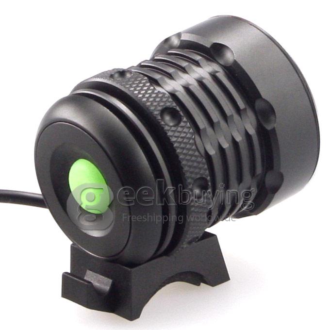 Dark Knight K4P Cree 4×T6 4800LM Bicycle Lighting & Head Lighting & Sport LED Flashlight with Battery Pack - Black + Silver