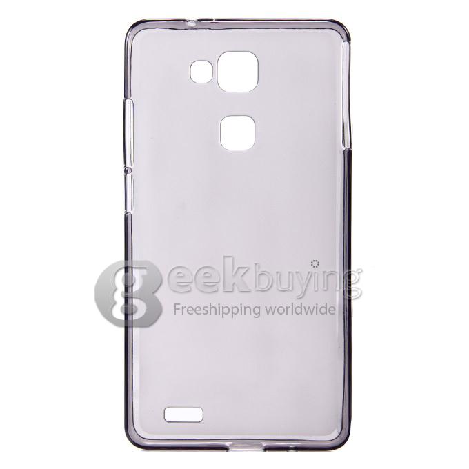 Brand New Simply Style Protective Silica Gel Case for HUAWEI Mate 7 - Black