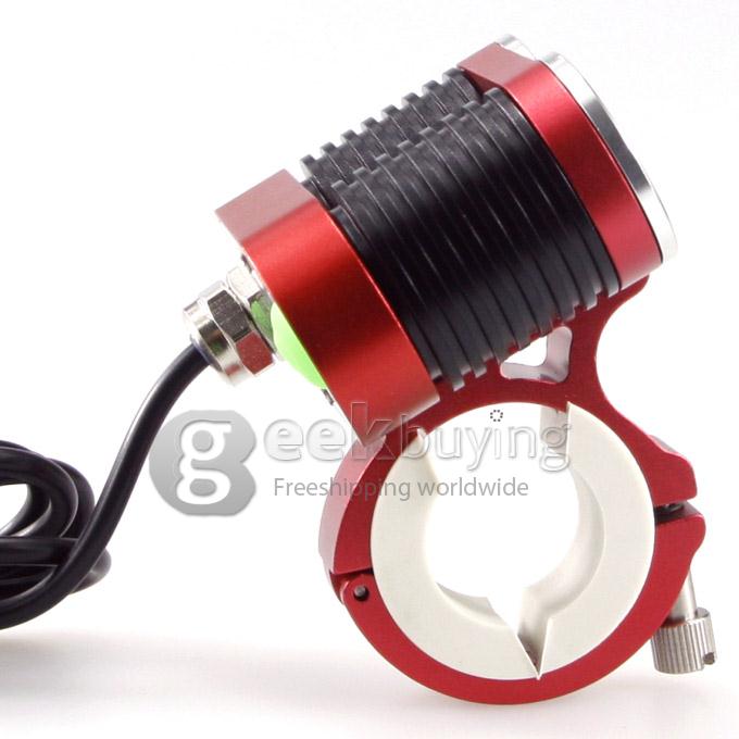 Dark Knight K2C Cree T6 x 2 2400LM Bicycle Lighting Outdoor LED Flashlight with Battery Pack - Red