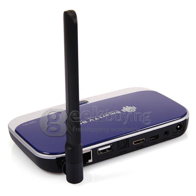 CS918II RK3288 Quad Core 1.8GHz Android 4.4 Mini TV BOX HDMI HDD Player 2G/16G Dual Band 2.4/5G WIFI Bluetooth 4.0 DLNA OTG - Blue