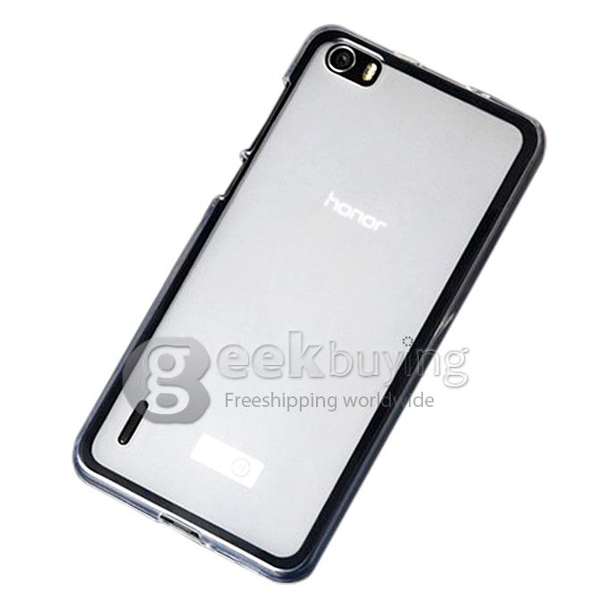 Fashion New Soft TPU Cover Case for Huawei Honor 6 - White