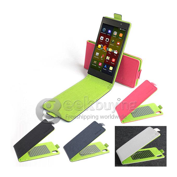 Protective PU Leather Hard Case Cover Shell for Elephone P10C - Black