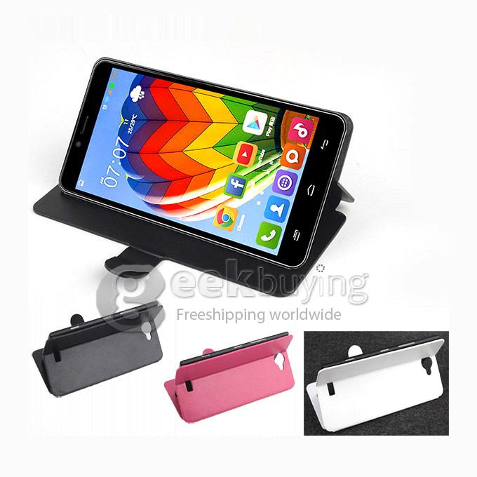 Protective PU Leather Hard Case Cover Shell for Iocean G7 - Black