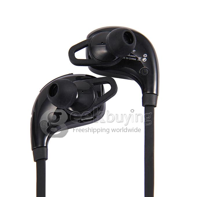 Connice Muses 1 Wireless Sporty Bluetooth 4.0 Headphone Earphone Music & Call Pair 2 Devices iOS Android iPhone6 Plus - Black