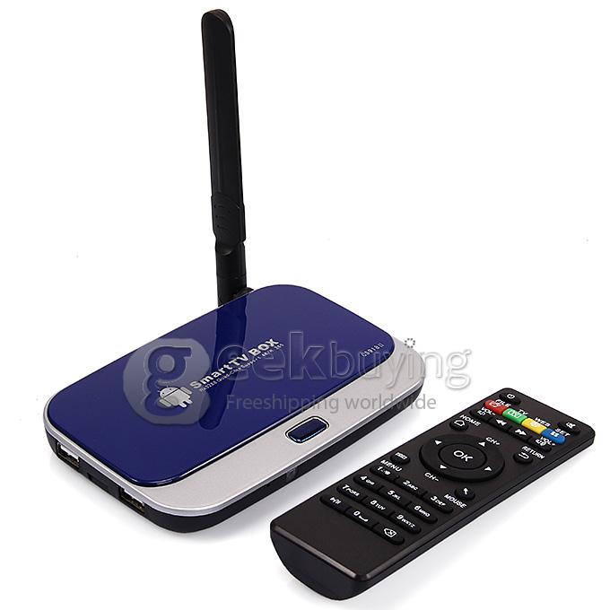CS918II RK3288 Quad Core 1.8GHz Android 4.4 Mini TV BOX HDMI HDD Player 2G/16G Dual Band 2.4/5G WIFI Bluetooth 4.0 DLNA OTG - Blue