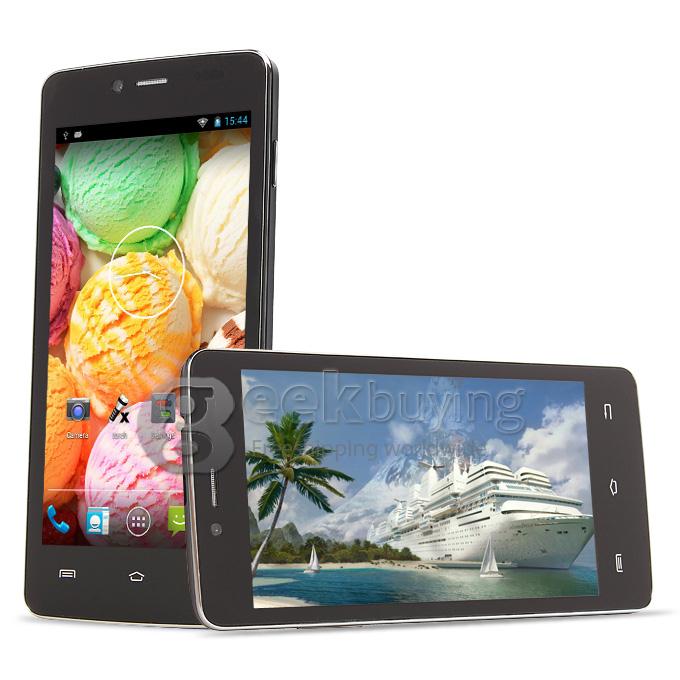 CUBOT P10 QHD Pixels MTK6572 Dual Core 1.3GHz 5.0 Inch Smartphone Android 4.2 OS 1GB RAM 8.0MP 3G GPS - Black