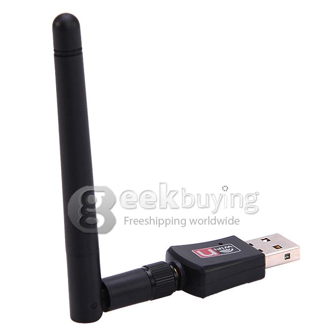 Wireless-N USB 2.0 High Speed 2.4G 2DbI 300Mbps USB Adapter