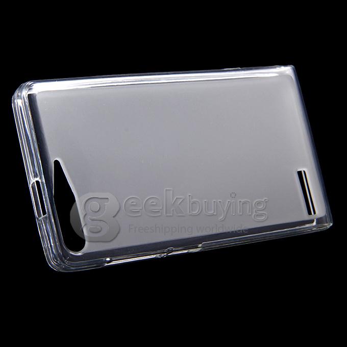 High Quality Protective Silica Gel Case for HUAWEI G6 P6 mini - Transparent