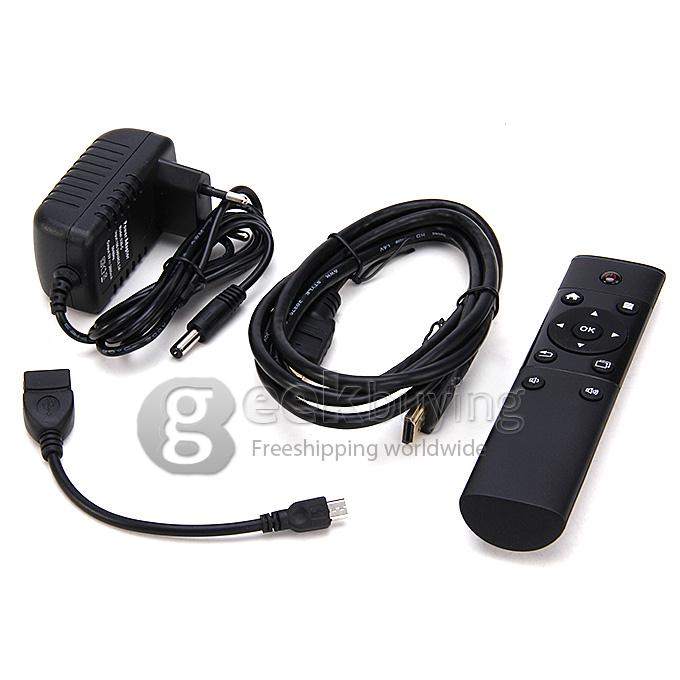 Beelink R89 RK3288 Quad Core 1.8GHz Android 4.4 Mini 4K TV Box HDMI HDD Player 2G/16G 802.11AC WIFI OTA Bluetooth DLNA - Black