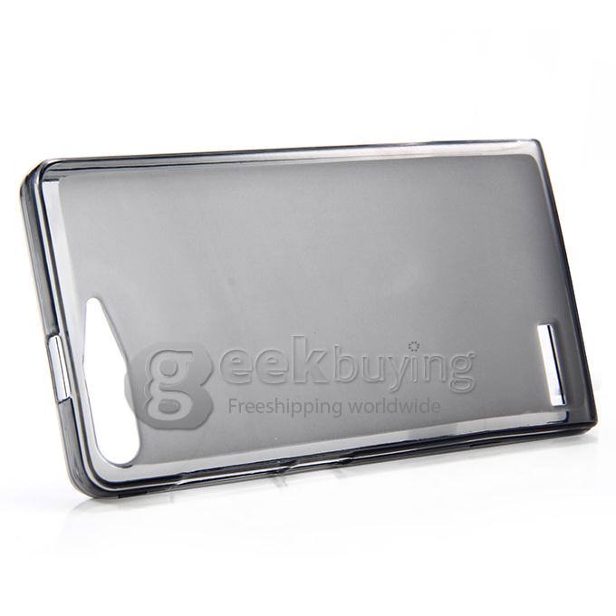 High Quality Protective Silica Gel Case for HUAWEI G6 P6 mini - Black