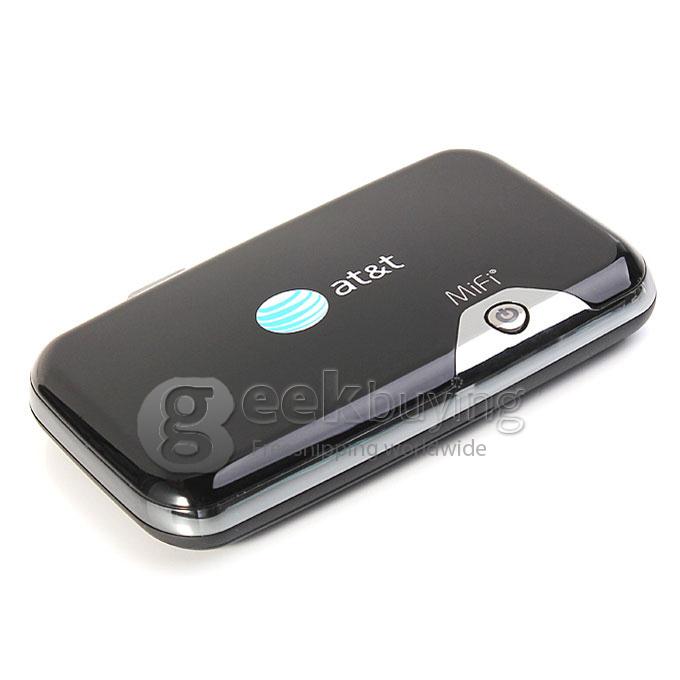 MiFi2372 Portable WCDMA 3G Wireless Mobile Broadband Hotspot WIFI Router with SIM Card/ Micro SD/ Micro USB - Black