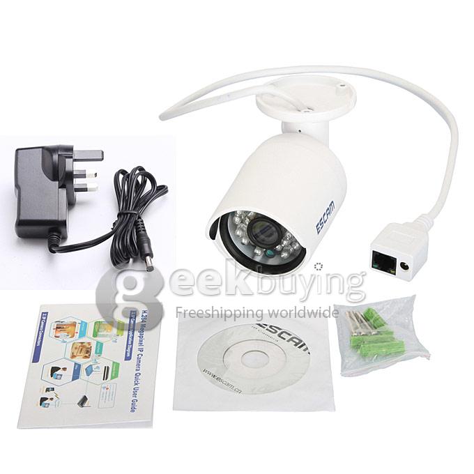 ESCAM QD310 HD 720P P2P Dome IP Camera ONIVF Home Security Surveillance CCTV Smart Phone View 24pcs IR LEDs
