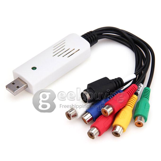 USB Video & Audio Capture Adapter - White
