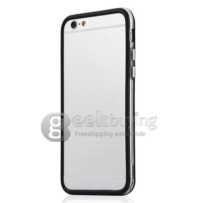 Protective Premium Bumper Frame Skin Case Cover with Plastic Side Buttons For 5.5
