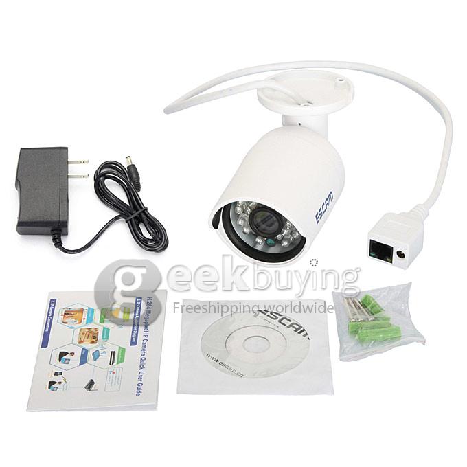 ESCAM QD310 HD 720P P2P Dome IP Camera ONIVF Home Security Surveillance CCTV Smart Phone View 24pcs IR LEDs