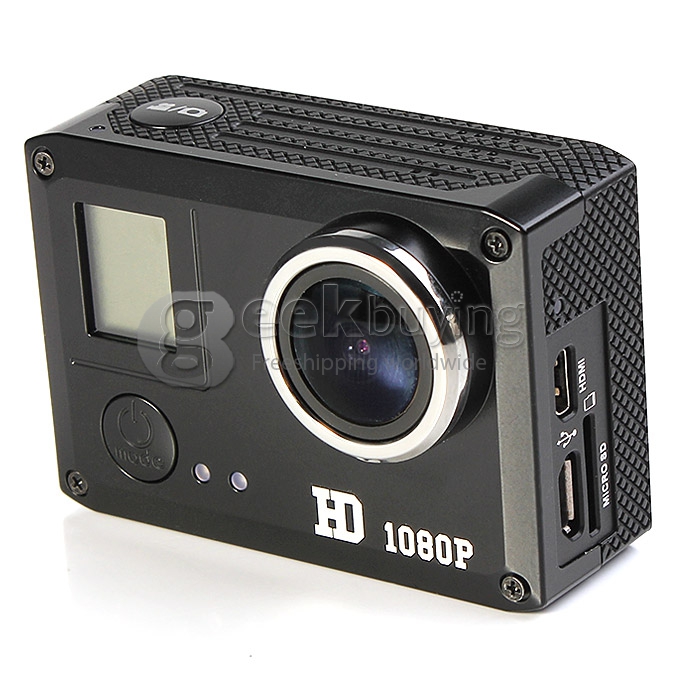 AMKOV SJ5000 WiFi 14MP 1080P Action Camera Digital Video Camera Waterproof 3ATM - Black