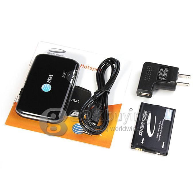 MiFi2372 Portable WCDMA 3G Wireless Mobile Broadband Hotspot WIFI Router with SIM Card/ Micro SD/ Micro USB - Black