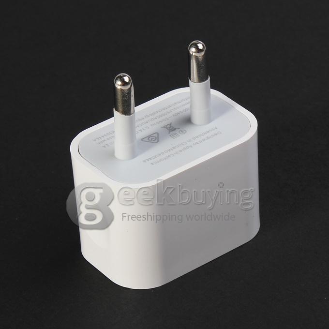 New EU Travel USB Wall Charger Adapter for iPhone 6 iPhone 6 Plus / iPhone 6s plus - White