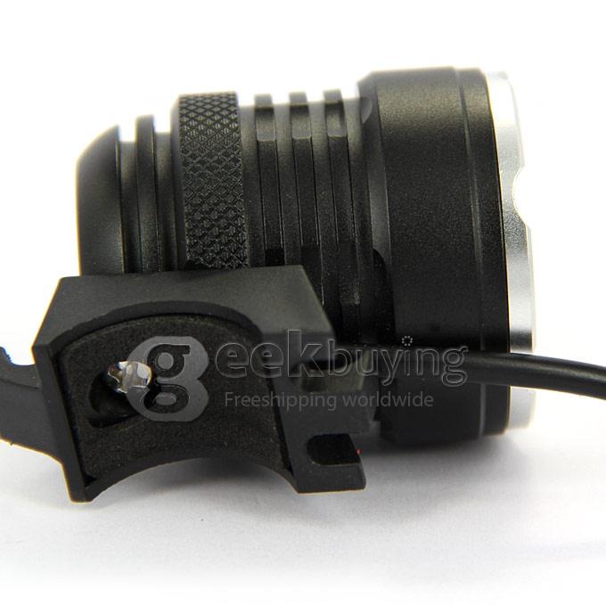 Dark Knight K3B 3 x Cree XM-L T6 3600LM 3 Modes LED Bicycle Cycling Lamp - Black