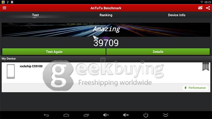 CS918II RK3288 Quad Core 1.8GHz Android 4.4 Mini TV BOX HDMI HDD Player 2G/16G Dual Band 2.4/5G WIFI Bluetooth 4.0 DLNA OTG - Blue