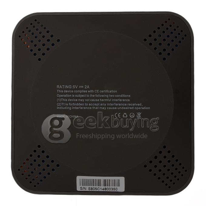 MXQ Amlogic S805 Quad Core 1.5GHz Android 4.4 Mini TV Box HDMI HDD Player 1G/8G WIFI Bluetooth 4.0 Miracast DLNA H.265/HEVC - Black