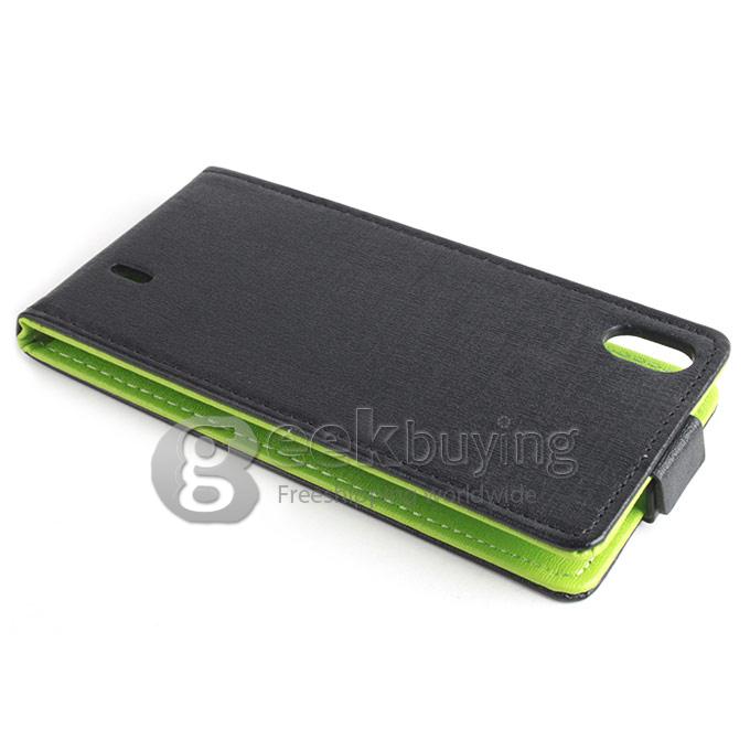 Protective PU Leather Hard Case Cover Shell for Elephone P10C - Black
