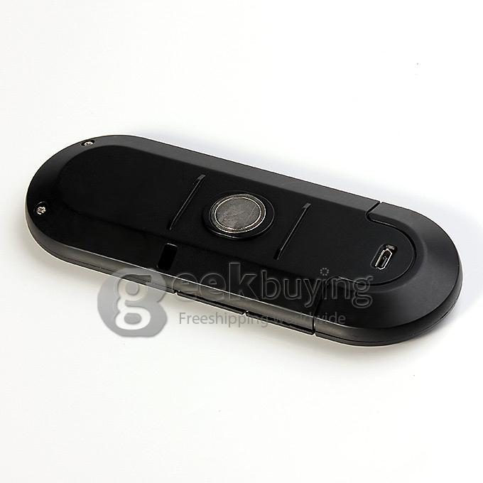 Universal Bluetooth V3.0 Wireless Handsfree Speaker Phone Speaker with Car Charger Kit - Black