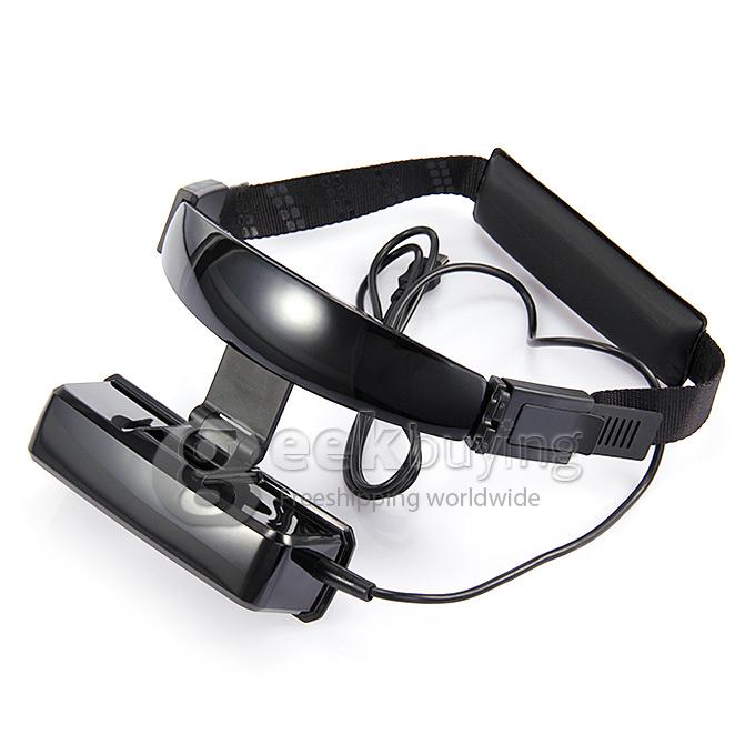 EU Plug Professional FPV Vision 600 16:9 Aerial Photography 3D / 2D Video Glasses NTSC/PAL/SECAM