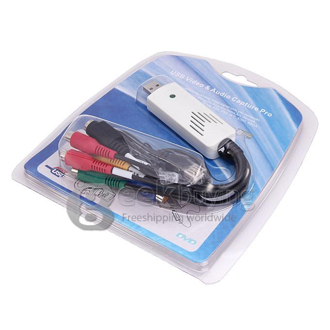 USB Video & Audio Capture Adapter - White