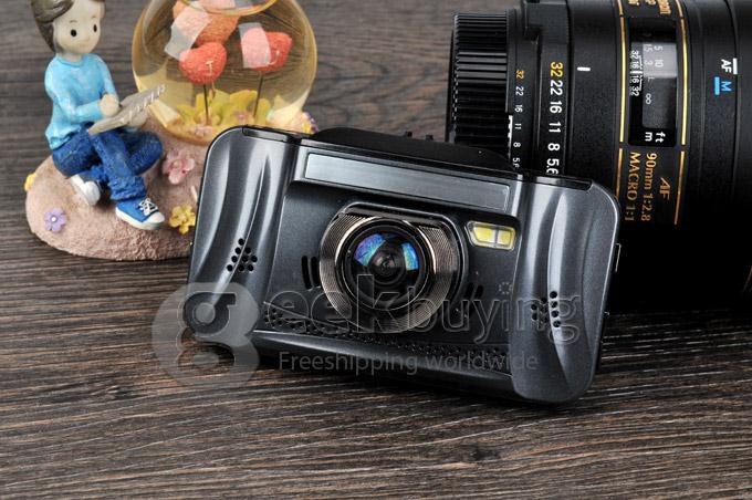 GT200 Novatek 96650 5.0 Mega Pixel Car DVR 170 Wide Angle CMOS Sensor 3.0inch TFT LCD Camcorder HD 1080P - Black