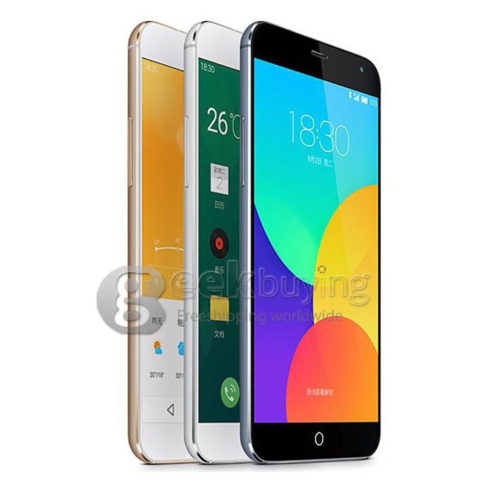 MEIZU MX4 1920×1152 4G MTK6595 Octa Core 5.36 Inch Smartphone 2GB RAM 20.70MP Flyme 4.0/Android 4.4 FHD+ Corning Gorilla Glass 3 - Golden