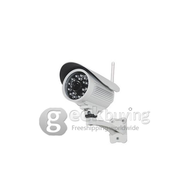 Outdoor Mini Wireless 1/4 Inch 0.3MP CMOS IP Camera Weatherproof with 18 IR LEDs