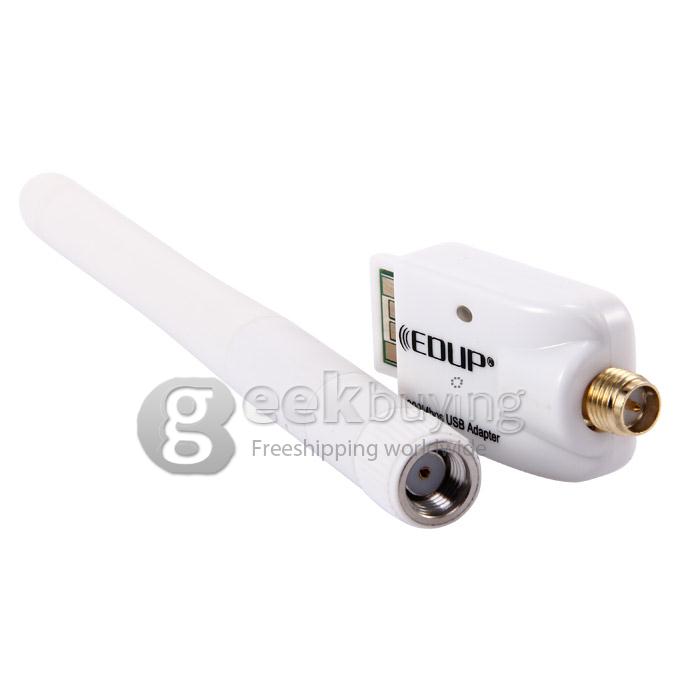 EDUP EP-MS15003 IEEE802.11b/g/n 2.4GHz 300Mbps Wireless Network USB Wifi Adapter - White