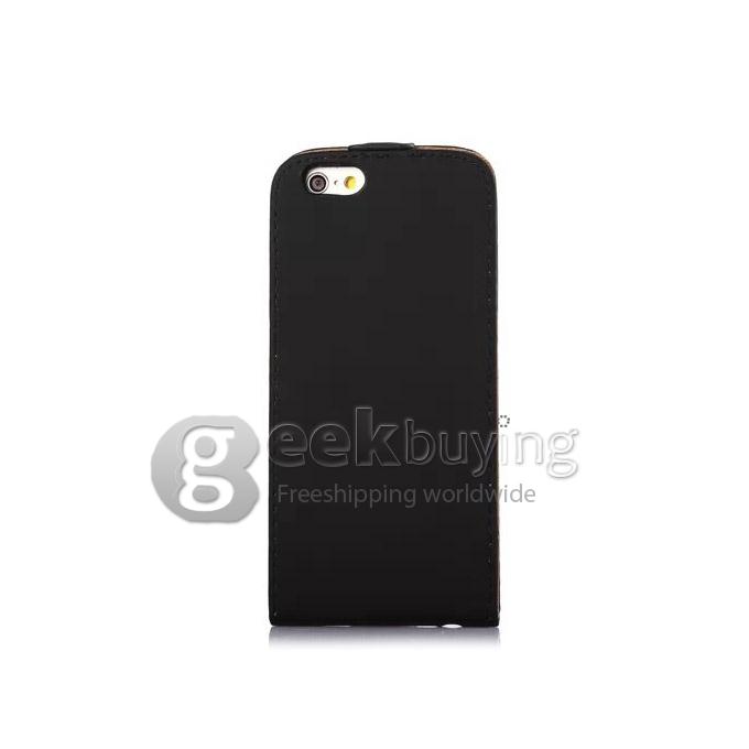 Brand New Luxury Flip Leather Cover High Quality PU Case for iPhone 6 - Black