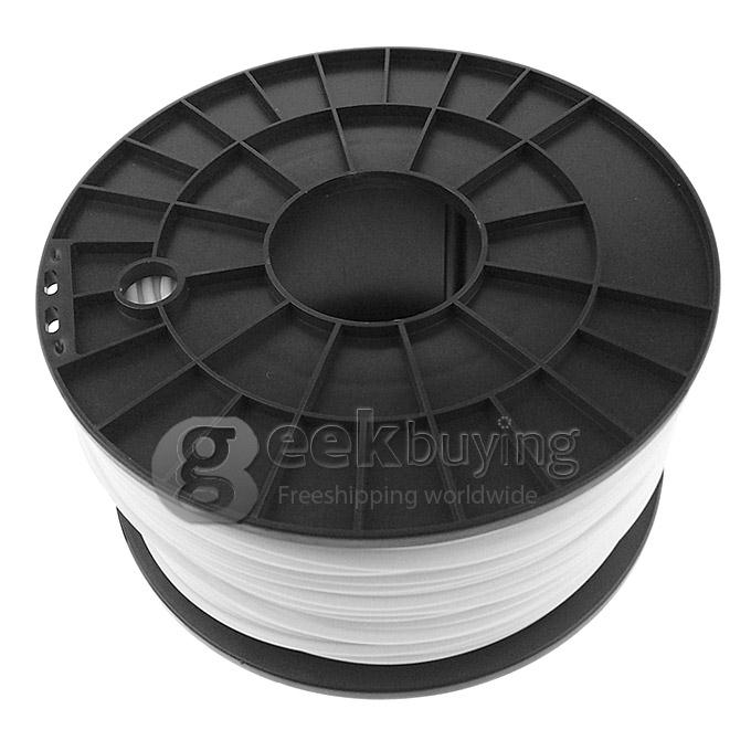 Heacent P003 3D Printer Material PLA Filaments Consumables Plastic Cable 3MM 1KG - White