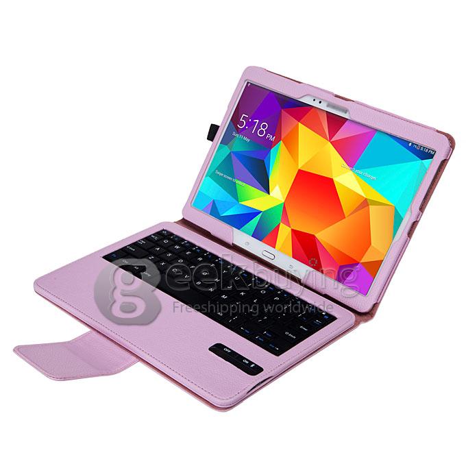 Removable Rechargeable Bluetooth Wireless Keyboard Case Cover For Samsung Galaxy Tab S 10.5
