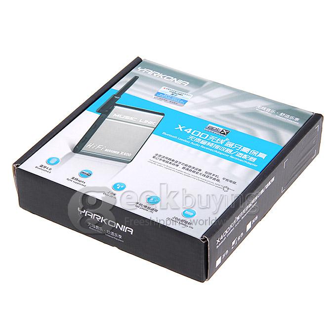 X400 Wireless Bluetooth 4.0+EDR Audio Receiver Music Receiver Link Adapter for IPhone/Android/PC/Tablet - Gold