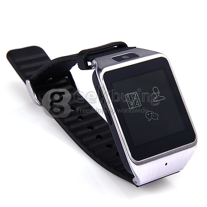 New Atongm W007 Smart Bluetooth Watch 1.5 Inch MTK 6260A Touch Screen with Camera- Silver