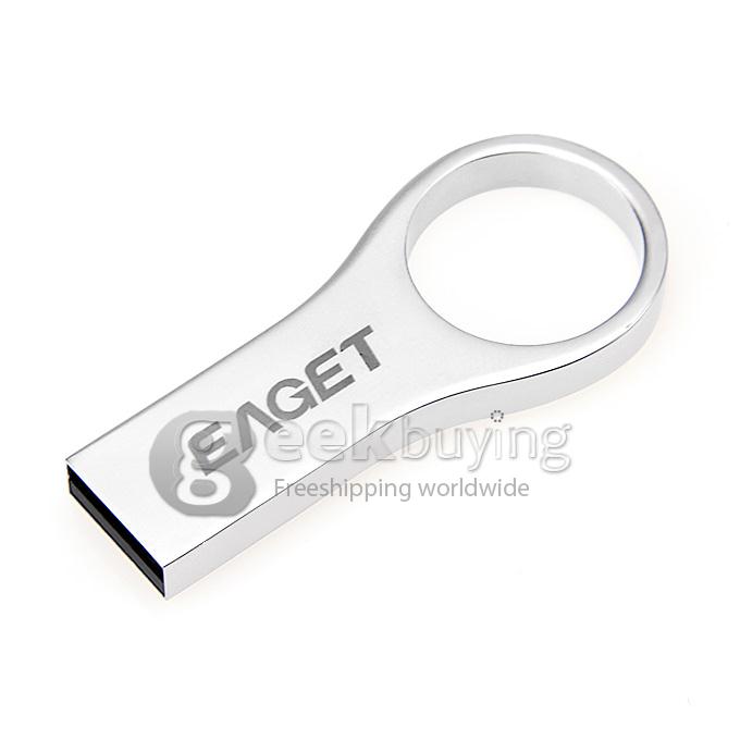 Eaget U9 16GB USB 2.0 High Speed USB Flash Drive U Disk USB Memory Stick USB Pen Drive - Silver