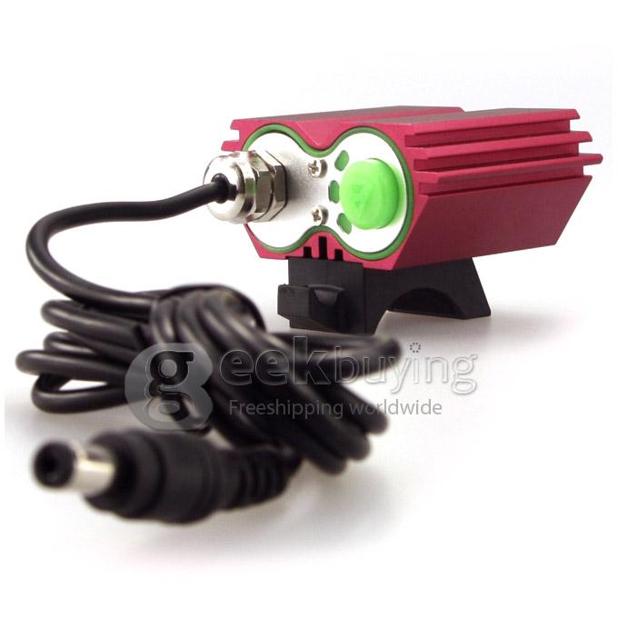 Dark Knight K2D Cree 2 x T6 2400LM Bicycle Lighting Outdoor LED Flashlight - Red