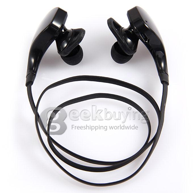 Connice Muses 1 Wireless Sporty Bluetooth 4.0 Headphone Earphone Music & Call Pair 2 Devices iOS Android iPhone6 Plus - Black