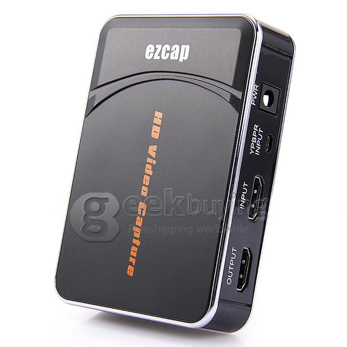 EU Plug HDMI Game Capture 1080P HD Video Capture Recorder Box for Xbox One/360/PS3/WII U with Professional Edit Software