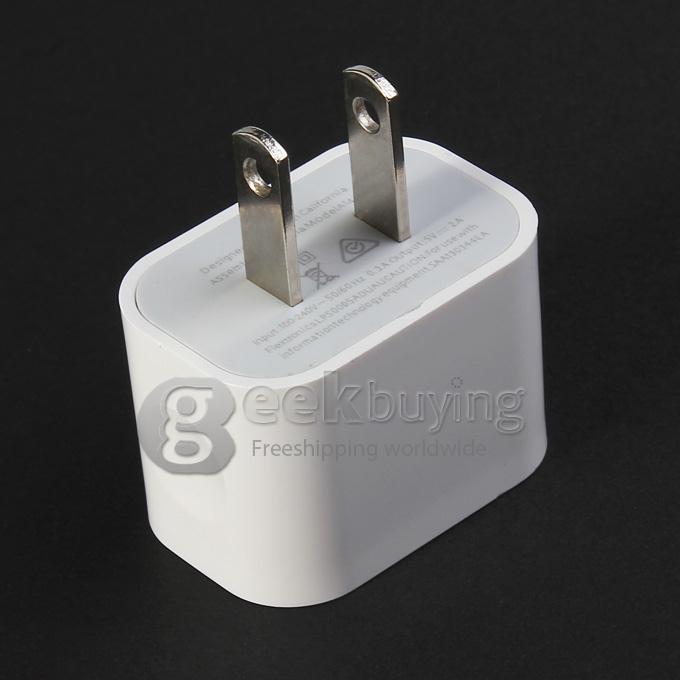 New US Travel USB Wall Charger Adapter for iPhone 6 iPhone 6 Plus iPhone 6s plus- White